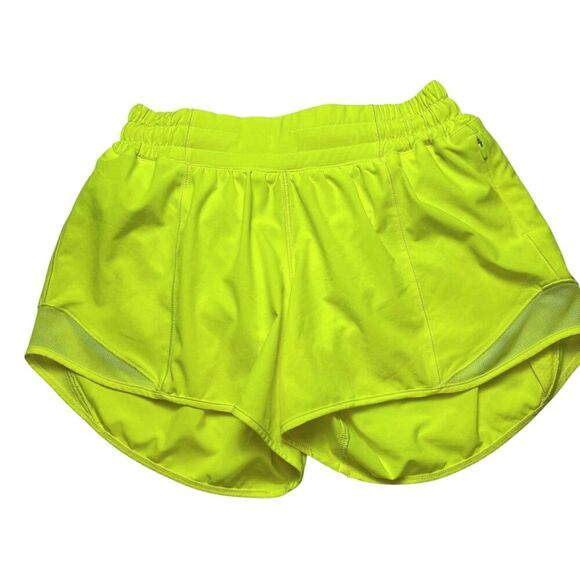 Lululemon Hotty Hot Low-Rise Short 4" *Highlight Yellow - Picture 2 of 8